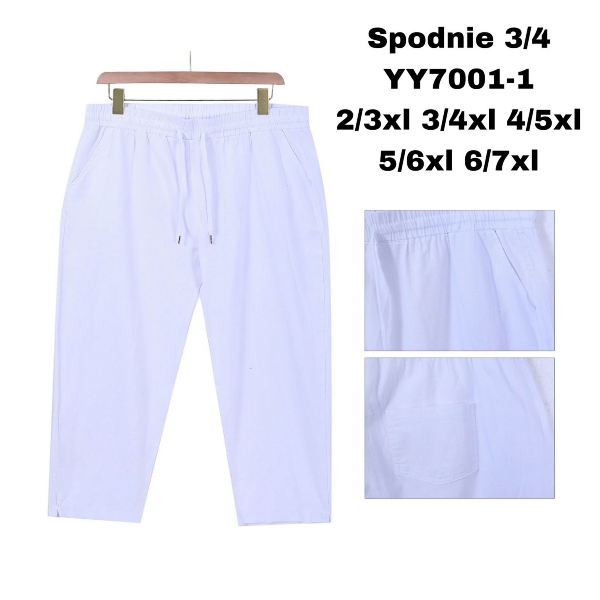 Spodnie damskie 3/4 Roz 2XL-7XL, Mix Kolor Paczka 12 szt
